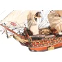 Drewniany model żaglowca HMS Victory 86 cm z rozwiniętymi żaglami - prestiżowa dekoracja marynistyczna
